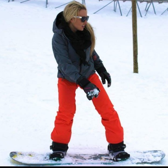 Ski Snowboarding Snow Pants !LIKE-NEW!! Coral ! S - Picture 1 of 7